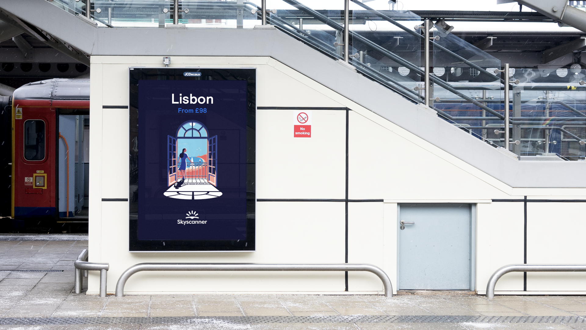 Skyscanner Lisbon billboard